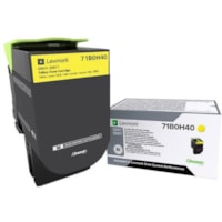 Lexmark Unison Original High Yield Laser Toner Cartridge - Yellow Pack - 3500 Pages