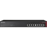 Commutateur Ethernet BS-MP2008 8 Ports - 10 Gigabit Ethernet - 10GBase-T Buffalo - 8 Ports - 10 Gigabit Ethernet - 10GBase-T - 2 Couche supportée - Paire torsadée - Bureau, Montable en rack - À vie Garantie limitée