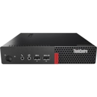Lenovo ThinkCentre M910q 10MV000NCA Desktop Computer - Intel Core i5 7th Gen i5-7500T - 8 GB - 256 GB SSD - Tiny - Black - Windows 10 Pro 64-bit - Intel HD Graphics 630 - French Keyboard