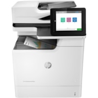 HP - Imprimante multifonction laser LaserJet M681dh - Couleur - Copieur/Imprimante/Scanner - 50 ppm Mono/50 ppm Impression Couleur - 1200 x 1200 dpi Impression - Automatique Recto/Verso - jusqu'à 100000 Pages mensuelles - 650 alimentation d'entrée - Couleur Scanner - 600 dpi Scanner opti