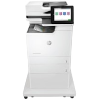 HP - Imprimante multifonction laser LaserJet M681z - Couleur - Copieur/Télécopieur/Imprimante/Scanner - 50 ppm Mono/50 ppm Impression Couleur - 1200 x 1200 dpi Impression - Automatique Recto/Verso - jusqu'à 100000 Pages mensuelles - 2300 alimentation d'entrée - Couleur Scan