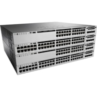 Cisco Catalyst WS-C3850-12XS Layer 3 Switch - Manageable - 10 Gigabit Ethernet - 10GBase-X - Refurbished - 3 Layer Supported - Optical Fiber - 1U - Rack-mountable - Lifetime Limited Warranty