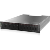 Lenovo ThinkSystem DS2200 SFF SAS Dual Controller Unit (US English Documentation) - 24 x HDD Supported - 24 x SSD Supported - 2 x 12Gb/s SAS Controller - RAID Supported - 0, 1, 5, 6, 10 RAID Levels - 24 x Total Bays - 24 x 2.5" Bay - Network (RJ-45) - 2U - Rack-mountable