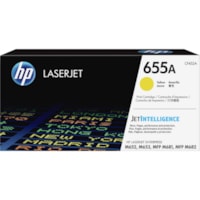 Cartouche toner 655A (CF452A) D'origine Laser - Jaune - 1 chaque HP - Laser - 1 Unité