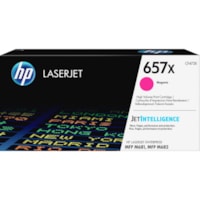 Cartouche toner 657X (CF473X) D'origine Élevé Rendement Laser - Magenta - 1 chaque HP - Laser - Rendement Élevé - 1 / Unité