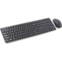 Kensington Pro Fit Wireless Desktop Set - Black - USB Wireless RF 2.40 GHz Keyboard - English (US), International - Black - USB Wireless RF Mouse - Laser - 1000 dpi - Scroll Wheel - Black - Symmetrical - AA, AAA - Compatible with Computer, Notebook for Mac, PC - 1