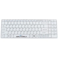 Seal Shield Cleanwipe Wireless Waterproof Keyboard - Wireless Connectivity - RF - 2.40 GHz - English (US) - QWERTY Layout - White