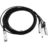 Câble réseau 9.8 pi QSFP+/SFP+ Axiom - 9.8 pi QSFP+/SFP+ Câble réseau pour Périphérique réseau - 40 Gbit/s - Câble Fan-out