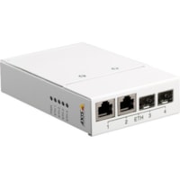 Émetteur-récepteur/Convertisseur de média T8606 AXIS - 2 x Réseasu (RJ-45) - 2 x Slots d'extension - SFP - 2 x Ports SFP - DC - Montage sur rail, Montable sur Étagère