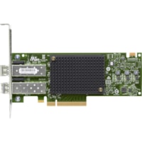 HPE StoreFabric SN1600E 32Gb Dual Port FC HBA - PCI Express 3.0 x8 - 32 Gbit/s - 2 x Total Fibre Channel Port(s) - SFP+ - Plug-in Card