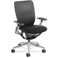 Nightingale IC2 Mid Back All Mesh - Black Seat - Black Back - Mid Back - 5-star Base - Armrest - 1 Each