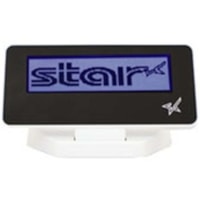 Star Micronics White LCD Customer Display - USB, 2x20 Characters, mPOPÃ?® Compatible - USB, 2x20 Characters, mPOPÂ® Compatible