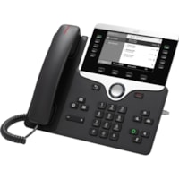 Téléphone IP 8811 - Fixation au mur Cisco - VoIP - User Connect License, Unified Communications Manager - 2 x Réseasu (RJ-45) - PoE Ports