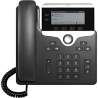 Téléphone IP 7821 - Fixation au mur Cisco - 2 x Ligne Totale - VoIP - Enhanced User Connect License, Unified Communications Manager - 1 x Réseasu (RJ-45) - PoE Ports