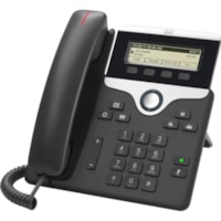 Téléphone IP 7811 - Fixation au mur Cisco - 1 x Ligne Totale - VoIP - 2 x Réseasu (RJ-45) - PoE Ports