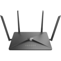 D-Link DIR-882 Wi-Fi 5 IEEE 802.11ac Ethernet Wireless Router - 2.40 GHz ISM Band - 5 GHz UNII Band - 325 MB/s Wireless Speed - 4 x Network Port - 1 x Broadband Port - USB - Gigabit Ethernet - VPN Supported - Desktop