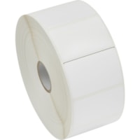 Zebra 8000D Barcode Label - 1 1/4" Height x 2" Width - Permanent Adhesive - Thermal Transfer - Paper - 1000 / Roll - Adhesive - 1000 / Roll