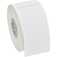 Zebra Z-Perform 1000D Multipurpose Label - 4" (101.60 mm) Width x 8" (203.20 mm) Length - Permanent Adhesive - Rectangle - Direct Thermal - Bright White - Paper - 750 / Roll - 4 Roll