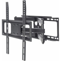 Manhattan Wall Mount for TV - Black - 1 Display(s) Supported - 55" (1397 mm) Screen Support - 88 lb (39916.13 g) Load Capacity - 200 x 200, 300 x 300, 400 x 200, 400 x 400