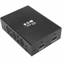 Tripp Lite series B118-002-UHD-2 2-Port 4K 3D HDMI Splitter - 3840 × 2160 - 22.97 ft (7000 mm) Maximum Operating Distance - 1 x HDMI In - 2 x HDMI Out - Metal 