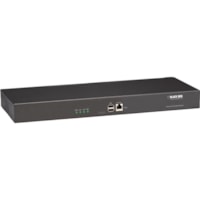 Black Box Périphérique de serveur LES1500 - Paire torsadée - 2 x Réseasu (RJ-45) - 2 x USB - 16 x Port série - 10/100/1000Base-T - Gigabit Ethernet - Port de gestion - Montable en rack - Conforme aux normes TAA