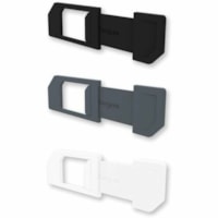 Targus Cache pour webcam Spy Guard - Pack de 3 - Noir, Blanc, Gris