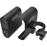 Tripp Lite by Eaton AC/USB Charging Clip for Display Mounts - 4 x Power Receptacles - 120 V AC / 8 A Pole Mountable - 1 Each 