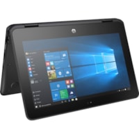 HP ProBook x360 11 G1 EE 11.6" Touchscreen Convertible 2 in 1 Notebook - Intel Celeron N3350 - 4 GB - 128 GB SSD - 1366 x 768 - Windows 10 Pro - Intel HD Graphics 500 - Front Camera/Webcam - 11 Hours Battery Run Time - IEEE 802.11a/b/g/n/ac Wireless LAN Standard