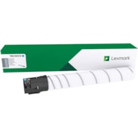 Lexmark Original High Yield Laser Toner Cartridge - Cyan - 1 Each - Laser - High Yield - 1 Each