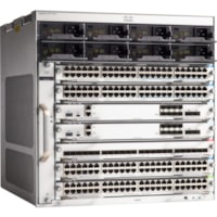 Cisco Catalyst 9400 Series 7 Slot Chassis - Manageable - Gigabit Ethernet - 10/100/1000Base-T - 3 Layer Supported - Modular - 10U - Rack-mountable - Lifetime Limited Warranty