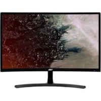 Moniteur LCD ED242QR Full HD Écran incurvé - 16:9 - Noir Acer - 23,6 po (599,44 mm) Visible - Alignement vertical (VA) - LED Rétroéclairage - 1920 x 1080 - 16,7 Millions de Couleurs - FreeSync - 250 cd/m² - 4 ms - 144 Hz Fréquence de rafraîchissement - DVI - HDMI - D