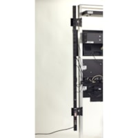 Black Box Vertical Metered PDU - 15-Amp Single Circuit, 120V, 24-Outlet, 5-15R, 5-15P - Metered - NEMA 5-15P - 24 x NEMA 5-15R - 120 V AC - Vertical - Cabinet-mountable, Rack-mountable