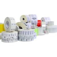 Zebra PolyPro 4000D Multipurpose Label - 2" Width x 1 1/4" Length - Direct Thermal - White - Polypropylene, Acrylic - 2189 / Roll