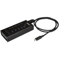 Concentrateur Thunderbolt/USB - USB 3.2 (Gen 1) Type C - Externe - Noir StarTech.com - USB 3.2 (Gen 1) Type C - Externe - 8 Port(s) USB - PC, Mac, ChromeOS, iPadOS, Linux