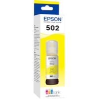 Epson T502, Yellow Ink Bottle - Inkjet - Yellow - 1 Each