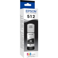 Epson T512, Photo Black Ink Bottle - Inkjet - Photo Black - 6500 Pages - 1