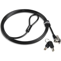 Lenovo Kensington MicroSaver 2.0 Cable Lock - 6 ft - Keyed Lock - Black - Carbon Steel - For Notebook