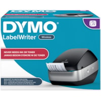 Dymo LabelWriter Desktop Direct Thermal Printer - Monochrome - Label Print - Wireless LAN - Black - 1.2 lps Mono