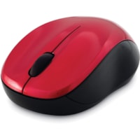 Souris Silent - Fréquence radio - USB Type A - LED bleue/optique - 3 Bouton(s) - Rouge - 1 Verbatim - LED bleue/optique - Sans fil - Fréquence radio - Rouge - USB Type A - Roulettes avec frein - 3 Bouton(s) - 1