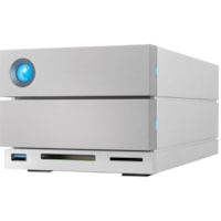 Système de stockage DAS 2big Dock STGB20000400 2 x Total de compartiments - 20 To HDD Bureau LaCie - 2 x Disque dure supporté - 2 x Disque Dur (HDD) Installé - 20 To Capacité du Disque Dur (HDD) Installé - Serial ATA/600 Contrôleur - RAID - 0, 1, JBOD Niveaux RAID 