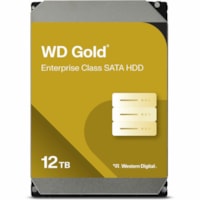 Western Digital Gold WD121KRYZ 12 TB Hard Drive - 3.5" Internal - SATA (SATA/600) - Server, Storage System Device Supported - 7200rpm - 512e Format - 5 Year Warranty