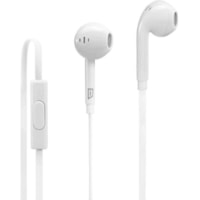 iStore Classic Fit Earbuds (White) - Mini-phone (3.5mm) - Wired - Earbud - 4.3 ft (1.32 m) Cable - White