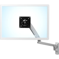 Bras support d'écran pour Téléviseur, Moniteur LCD - Aluminium poli Ergotron - 1 Écran(s) supportés - 34po Support d'écran - 9.07 kg Capacité de charge - 75 x 75, 100 x 100