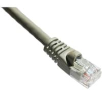 Axiom 100FT CAT6A 650mhz S/FTP Shielded Patch Cable Molded Boot (Gray) - 100 ft Category 6a Network Cable for Network Device - First End: 1 x RJ-45 Network - Male - Second End: 1 x RJ-45 Network - Male - 10 Gbit/s - Patch Cable - Shielding - Gold Plated Connector - 26 AWG - Gray