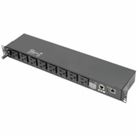 Tripp Lite by Eaton PDUMH20NET2LX 1.9kW Single-Phase Switched PDU - Switched - NEMA L5-20P/5-20P - 8 x NEMA 5-15/20R - 120 V AC - Network (RJ-45) - 1U - Horizontal - Rack-mountable 