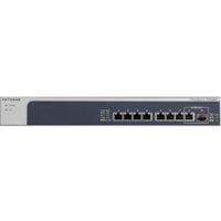 Commutateur Ethernet XS508M 8 Ports Netgear - 8 Ports - 2 Couche supportée - Modulaire - Paire torsadée, Fibre Optique - Bureau, Montable en rack - À vie Garantie limitée