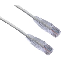 Câble réseau BENDnFLEX 9 pi Catégorie 6 Axiom - 9 pi Catégorie 6 Câble réseau pour Périphérique réseau - Câble de Raccordement - Doré Contact plaqué - 28 AWG - Blanc