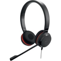 Jabra Evolve 20SE UC Stereo - Stereo - USB - Wired - 32 Ohm - 150 Hz to 7 kHz - Over-the-head - Binaural - Supra-aural - 3.1 ft (0.95 m) Cable - Noise Canceling