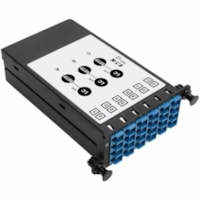 Tripp Lite by Eaton N482-3M8L12S 9/125 Singlemode Fiber Optic 40/100 Gb to 10 Gb Breakout Cassette - 12 Port(s) - 12 x Duplex - Rack-mountable