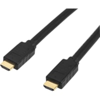 Câble vidéo 49,2 pi (15 m) HDMI - 1 chaque StarTech.com - 49,2 pi (15 m) HDMI Câble vidéo pour Téléviseur, Home Cinéma, Amplificateur, Périphérique audio/vidéo, Projecteur, Moniteur, Ordinateur Portable - 18 Gbit/s - Supports up to 